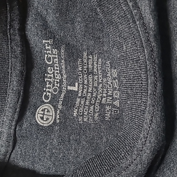 WOMEN'S GIRLIE GIRL ORIGINALS TIKTOK MADE ME DO IT SHIRT - Picture 3 of 5